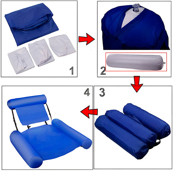 AQUASEAT™ Chaise de natation gonflable