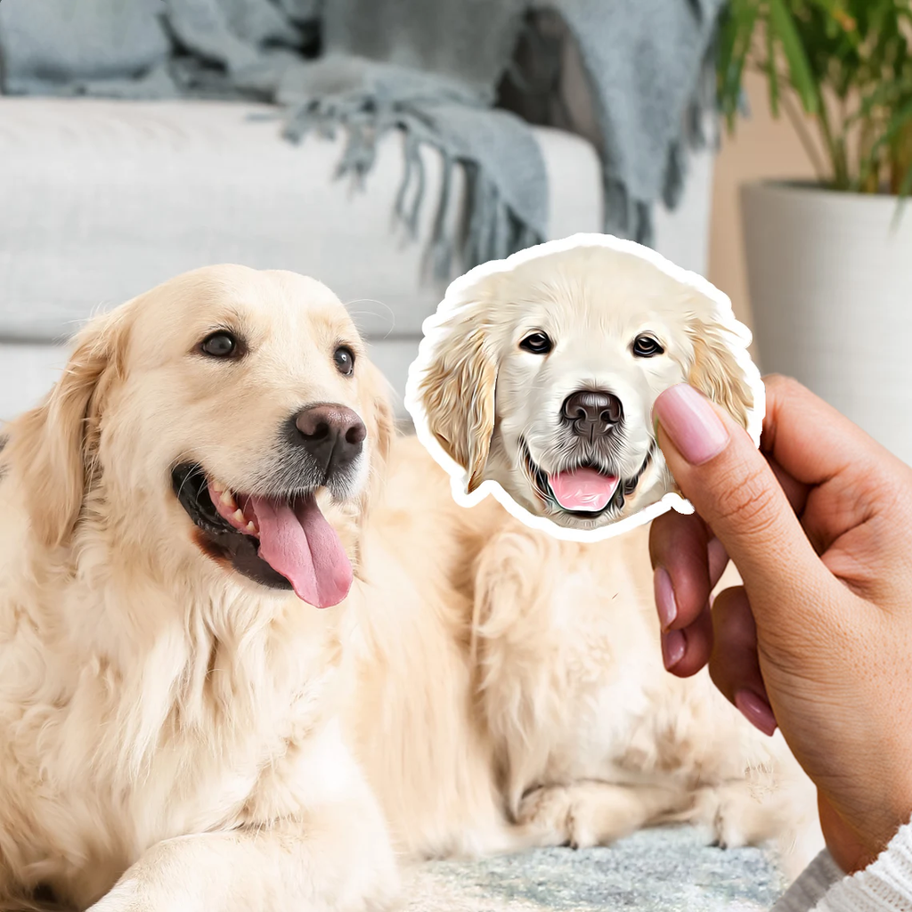 3x personalizovaná nálepka pre vášho domáceho miláčika